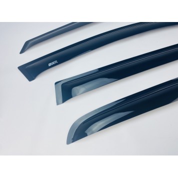 Дефлекторы окон Volkswagen Golf 7 2012+ HB накладные (DEFL) Q2-1